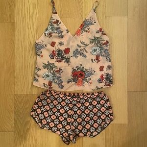 ASOS PREMIUM Cami & Short Pajama Set
